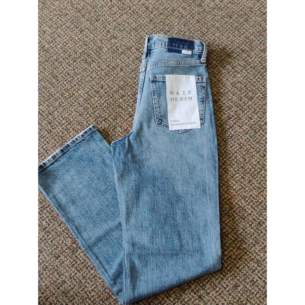 Daze Sundaze Brooklyn Straight Jeans Womens Size 24 Waist NWT - Picture 4 of 8